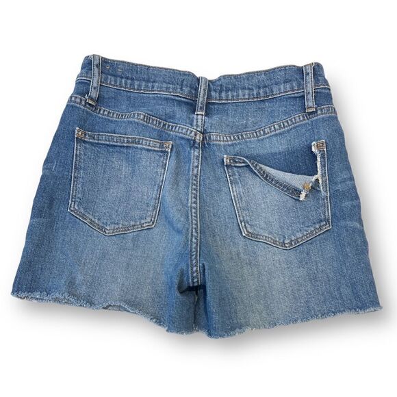 Madewell Denim Jean Distressed Shorts Size 26 - Picture 4 of 4